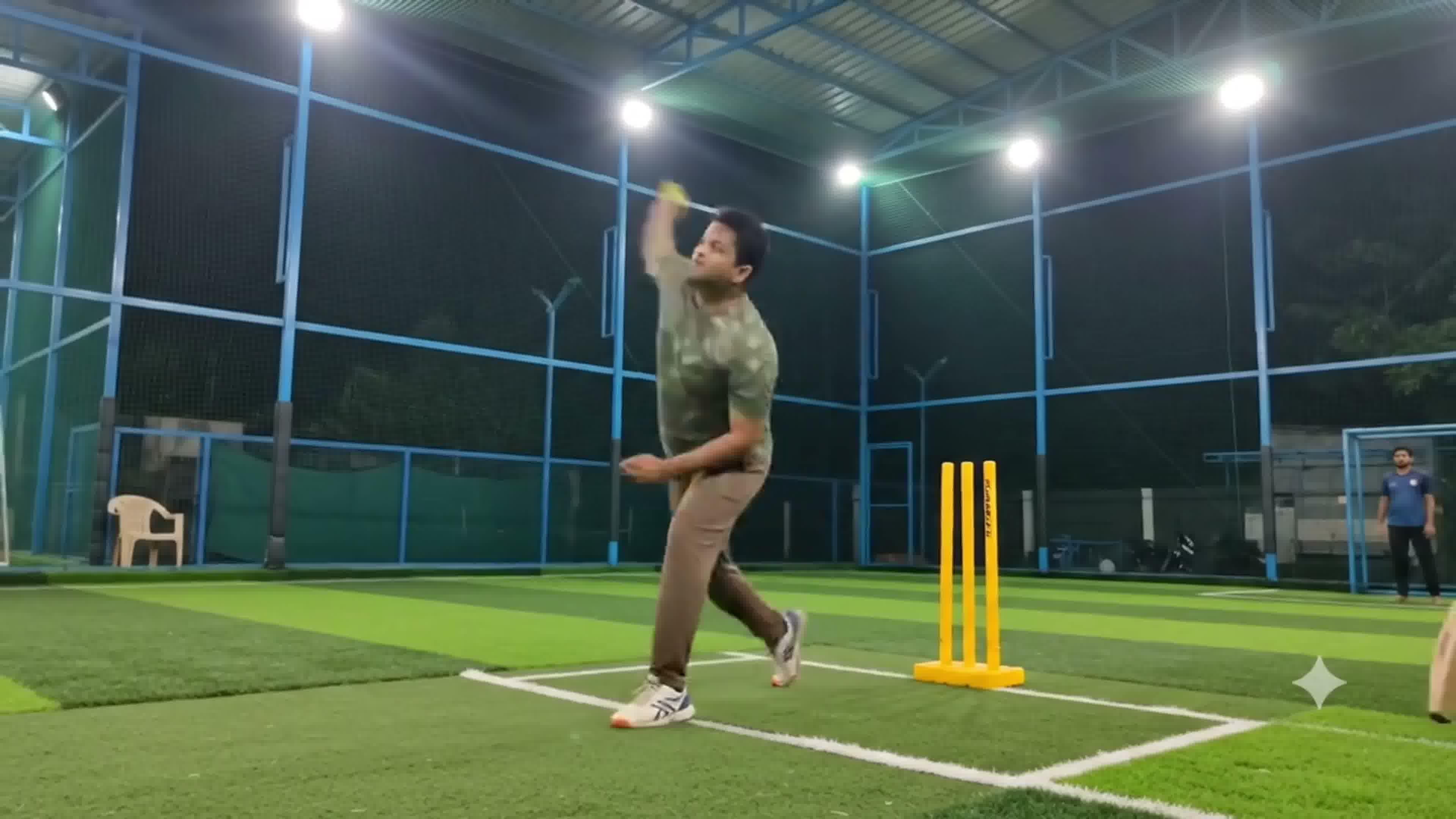 Cricket action at PLAYX